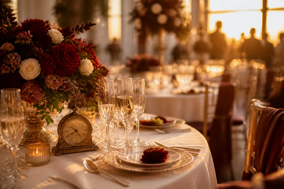 Le déroulé d'un mariage, heure par heure